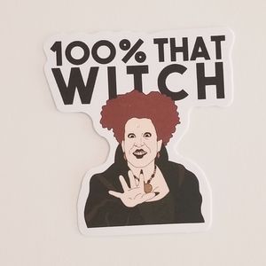 10/$10 100% That Witch Sticker